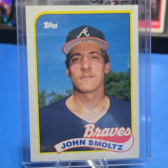1989 Topps #382 John Smoltz (HOF) (RC) - Picture 1 of 2